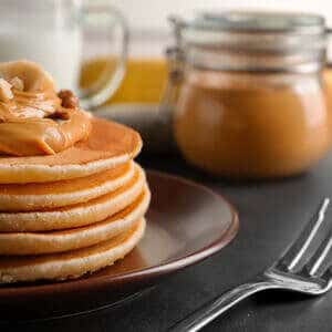 sweet potato peanut butter pancake